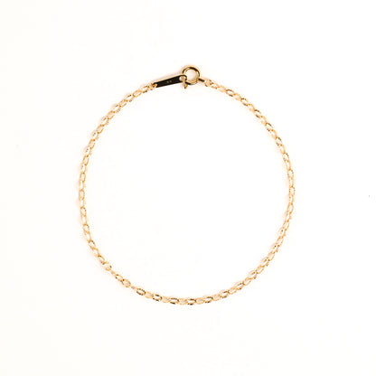 Flower Petal Chain Bracelet